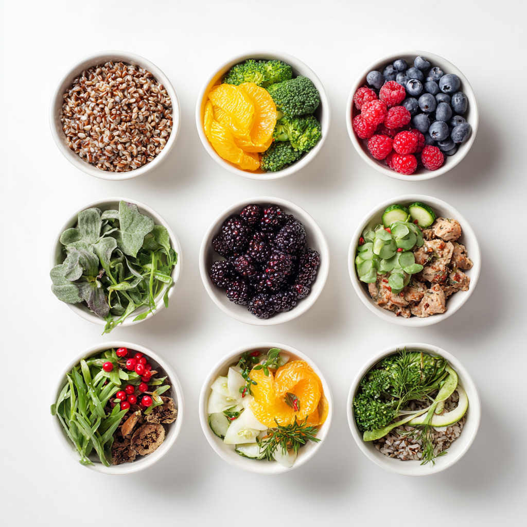 Здорові овочі та фрукти